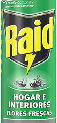 Insecticida Raid. Hogar e interiores