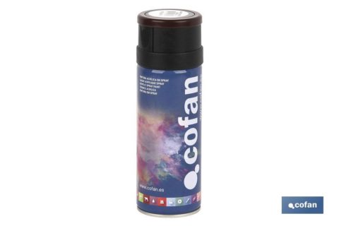 PINTURA ACRIL. 400ML 9005-NEGRO MATE