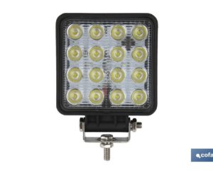 FARO TRABAJO 16 LED 3360Lm 6000K 48W, IP67 (10-30V)