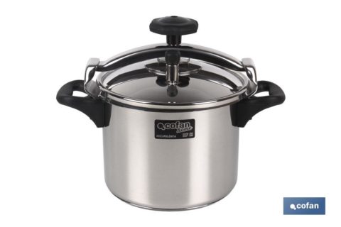 OLLA PRESION INOX MOD POLENTA INDUCCIÃ“N 4,5 LT