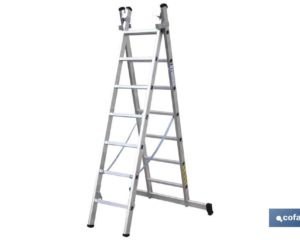 ESCALERA ALUMINIO DOBLE 11 PELDAÃ‘OS 3,00 + 3,00 M