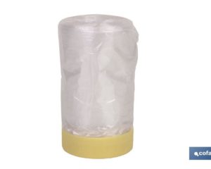 ROLLO CINTA CREPE + PLÃSTICO 80Â° (90cm X 22.5m)