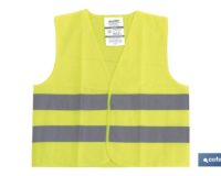 CHALECO AMARILLO REFLECTANTE P/NIÃ‘OS