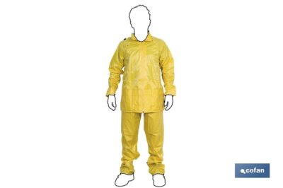 TRAJE AGUA AZUL POLIESTER/PVC TALLA XXXL - Imagen 2
