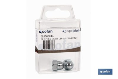 BLÃSTER DE 4 UDS. DIN-1587 M-4 ZINC VENTA UNITARIA