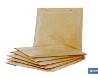 PACK DE 5 SOBRES KRAFT CON BURBUJA 250X350 MM