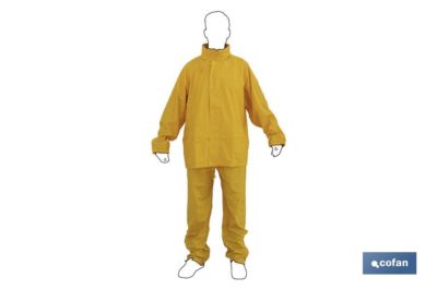 TRAJE DE AGUA PU/PVC VERDE TALLA XXXL - Imagen 2