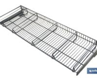 CESTA 5 HUECOS PARA EXPOSITORES 1000X400MM.