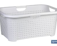 CESTA MULTIUSOS  CREMA 59X38X26 cm