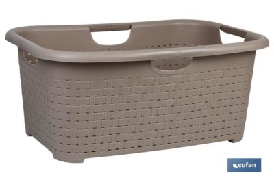 CESTA MULTIUSOS GRIS 59X38X26 cm venta unitaria - Imagen 2
