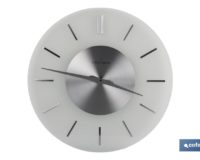 RELOJ DE PARED ͘40CM CRISTAL MODELO TEMPIO