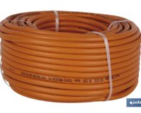 TUBO GAS FLEXIBLE NARANJA UNE 53539 Ã˜8x60 m