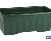 JARDINERA VERDE  MODELO AZAHAR 50 X 21.5 X 16 CM venta unitaria