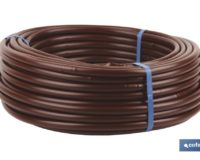 TUBO 100M RIEGO GOTEO MARRON (Gotero a 0,33m) Ã˜16MM