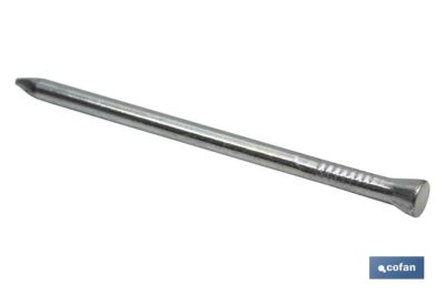 BLÃSTER DE 45 UDS. PUNTA DE ACERO ZINZADO CABEZA CÃ“NICA 20X35 MM VENTA UNITARIA