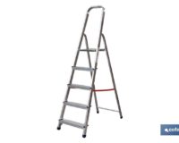 ESCALERA ALUMINIO 2 PELDAÃ‘OS Y 0,41 M ALTURA ÃšTIL