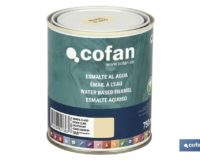 ESMALTE AL AGUA (750 ML) MARFIL CLARO BRILLO