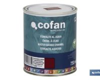 ESMALTE AL AGUA (750 ML) ROJO GRANADA SATINADO