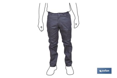 PANTALON TRABAJO SERVET 245 gms/m VERDE T-46 - Imagen 3
