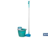 CONJUNTO FREGONA+CUBO ESCURRE  FÃCIL MODELO MARIEL14L 37x40x29 cm