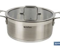 CACEROLA CON TAPA 4.3L ACERO INOX 18/10 MODELO CADENZA